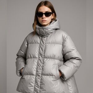 LIT Active Down Puffer Jacket – Small gray